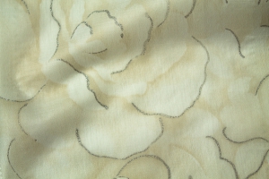 Тюль вуаль белая с рисунком Kiara 14