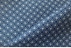Ткань арт. 0101597 синяя с орнаментом зигзаг 