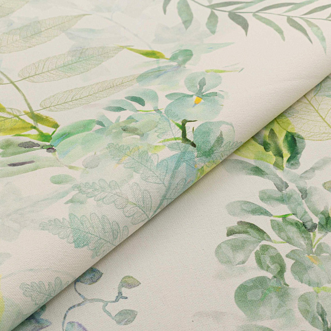 Ткань для штор Plumeria цвет 01 - Oasis