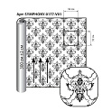 Ткань для штор Symphony-0177 - V01 цвет 26